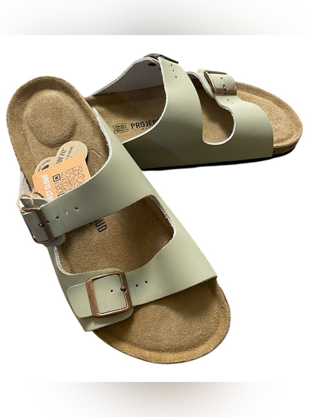 Project Cloud Slip On Sandals Summer Comfort Wide Women 10W NWT - Picture 4 of 7